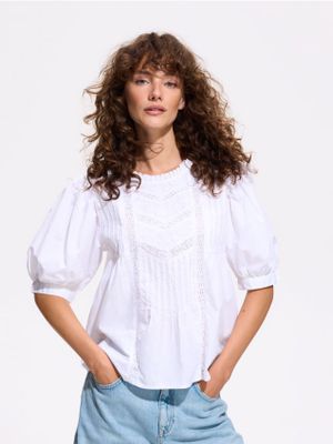 Bluzka damska casual Reserved ze sklepu: Reserved w kategorii: Bluzki damskie - zdjęcie 74CCA4C-3C1-6972_564KS