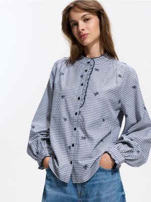 Bluzka damska casual Reserved ze sklepu: Reserved w kategorii: Bluzki damskie - zdjęcie 74CCA4C-3C1-6972_570KS