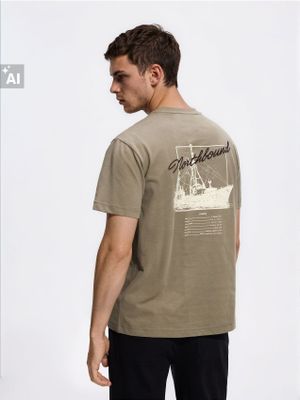 T-shirt męski Reserved ze sklepu: Reserved w kategorii: T-shirty męskie - zdjęcie 74CCA4C-3C1-6972_572IO