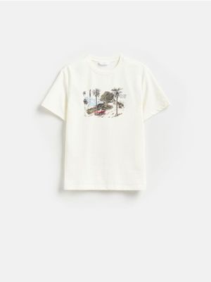 T-shirt męski wiosenny Reserved ze sklepu: Reserved w kategorii: T-shirty męskie - zdjęcie 74CCA4C-3C1-6972_587IO