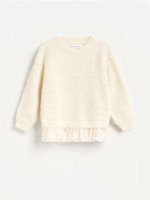 Sweter dziewczęcy jesienny Reserved ze sklepu: Reserved w kategorii: Swetry dziewczęce