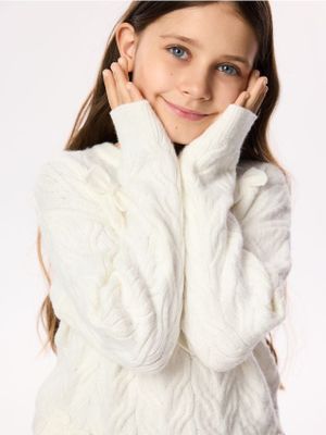 Sweter dziewczęcy jesienny Reserved ze sklepu: Reserved w kategorii: Swetry dziewczęce