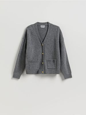 Sweter damski casualowy Reserved ze sklepu: Reserved w kategorii: Swetry damskie - zdjęcie 74CCA4C-3C1-6972_606FW