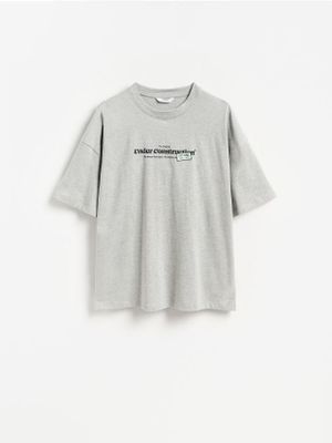 T-shirt męski w stylu młodzieżowym Reserved ze sklepu: Reserved w kategorii: T-shirty męskie - zdjęcie 74CCA4C-3C1-6972_607IO