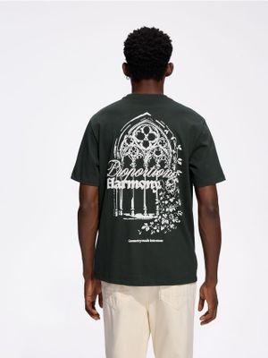 T-shirt męski na wiosnę Reserved ze sklepu: Reserved w kategorii: T-shirty męskie - zdjęcie 74CCA4C-3C1-6972_615IO