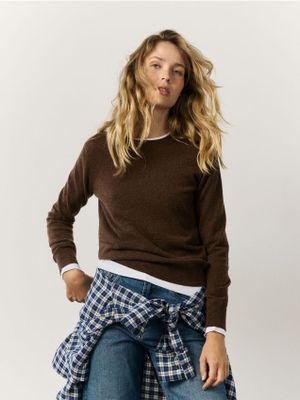 Sweter damski casualowy Reserved ze sklepu: Reserved w kategorii: Swetry damskie - zdjęcie 74CCA4C-3C1-6972_626KO