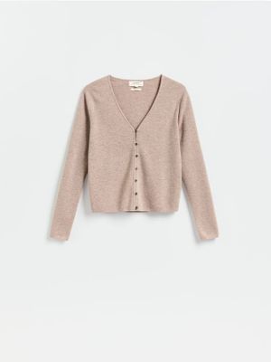 Sweter damski casualowy Reserved ze sklepu: Reserved w kategorii: Swetry damskie - zdjęcie 74CCA4C-3C1-6972_629KO