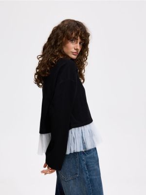Bluza damska jesienna Reserved ze sklepu: Reserved w kategorii: Bluzy damskie - zdjęcie 74CCA4C-3C1-6972_630KE