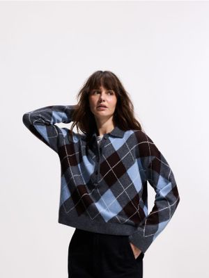 Reserved - Sweter damski casual ze sklepu: Reserved w kategorii: Swetry damskie - zdjęcie 74CCA4C-3C1-6972_641KO