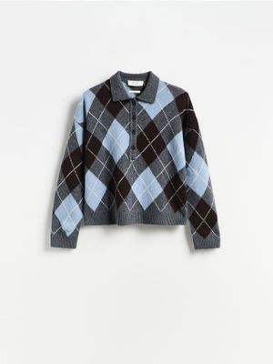 Reserved - Sweter damski casual ze sklepu: Reserved w kategorii: Swetry damskie - zdjęcie 74CCA4C-3C1-6972_641KO