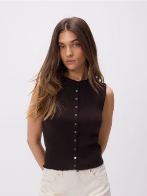 Bluzka damska casual Reserved ze sklepu: Reserved w kategorii: Bluzki damskie - zdjęcie 74CCA4C-3C1-6972_647JL