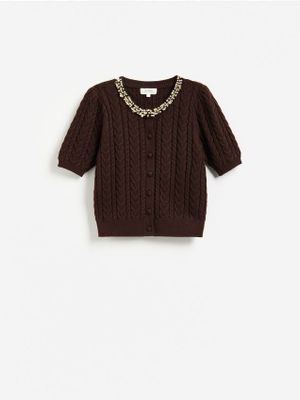 Sweter damski casual Reserved ze sklepu: Reserved w kategorii: Swetry damskie - zdjęcie 74CCA4C-3C1-6972_647JO