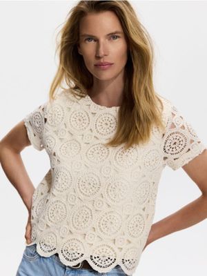 Bluzka damska casual Reserved ze sklepu: Reserved w kategorii: Bluzki damskie - zdjęcie 74CCA4C-3C1-6972_649LD