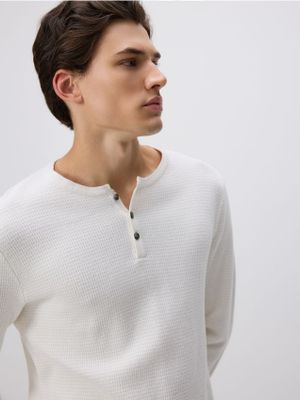 Sweter męski zimowy casualowy Reserved ze sklepu: Reserved w kategorii: Swetry męskie - zdjęcie 74CCA4C-3C1-6972_653HD