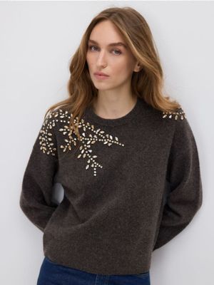 Sweter damski na zimę Reserved ze sklepu: Reserved w kategorii: Swetry damskie - zdjęcie 74CCA4C-3C1-6972_660HO