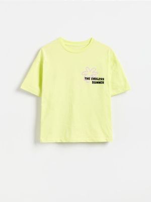 T-shirt chłopięce na lato Reserved ze sklepu: Reserved w kategorii: T-shirty chłopięce - zdjęcie 74CCA4C-3C1-6972_660KZ