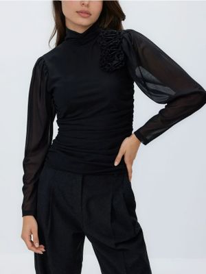 Bluzka damska casual Reserved ze sklepu: Reserved w kategorii: Bluzki damskie - zdjęcie 74CCA4C-3C1-6972_661IU