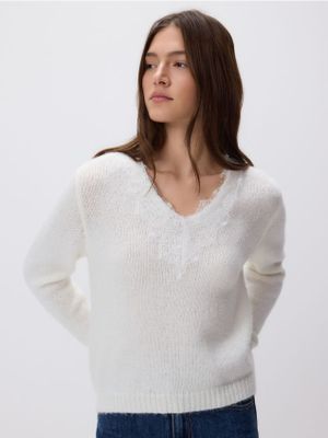 Sweter damski na zimę Reserved ze sklepu: Reserved w kategorii: Swetry damskie - zdjęcie 74CCA4C-3C1-6972_661JL