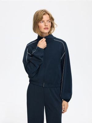 Bluza damska na jesień Reserved ze sklepu: Reserved w kategorii: Bluzy damskie - zdjęcie 74CCA4C-3C1-6972_663KE