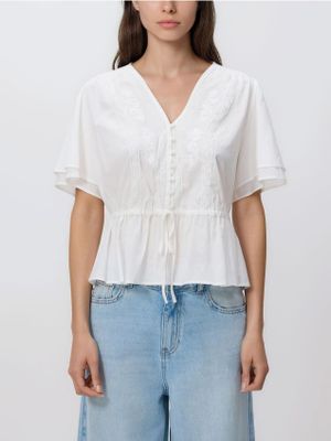 Bluzka damska casual na wiosnę Reserved ze sklepu: Reserved w kategorii: Bluzki damskie - zdjęcie 74CCA4C-3C1-6972_664JY