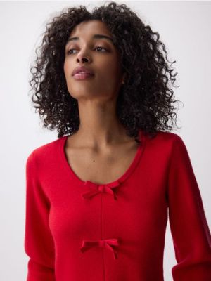Sweter damski na zimę casual Reserved ze sklepu: Reserved w kategorii: Swetry damskie - zdjęcie 74CCA4C-3C1-6972_666HO