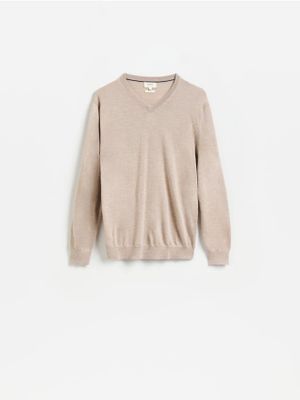 Sweter damski casualowy Reserved ze sklepu: Reserved w kategorii: Swetry damskie - zdjęcie 74CCA4C-3C1-6972_669IH
