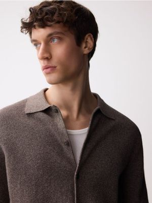 Sweter męski casualowy Reserved ze sklepu: Reserved w kategorii: Swetry męskie - zdjęcie 74CCA4C-3C1-6972_713HT
