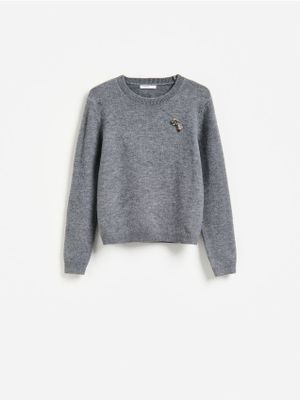 Sweter damski casualowy zimowy Reserved ze sklepu: Reserved w kategorii: Swetry damskie - zdjęcie 74CCA4C-3C1-6972_715KV