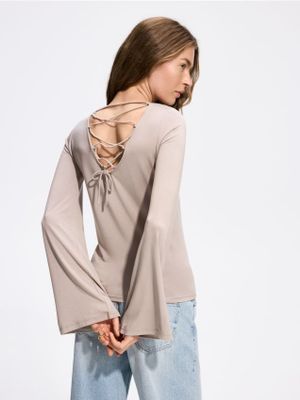 Bluzka damska casual na wiosnę Reserved ze sklepu: Reserved w kategorii: Bluzki damskie - zdjęcie 74CCA4C-3C1-6972_731LD