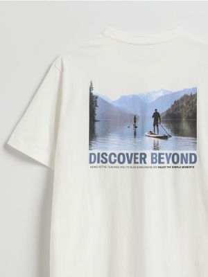 Reserved - T-shirt męski na wiosnę ze sklepu: Reserved w kategorii: T-shirty męskie - zdjęcie 74CCA4C-3C1-6972_749JM