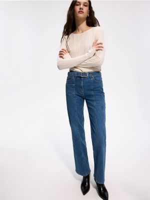 Jeansy damskie w miejskim stylu casual Reserved ze sklepu: Reserved w kategorii: Jeansy damskie - zdjęcie 74CCA4C-3C1-6972_7577D
