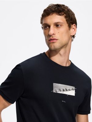 T-shirt męski wiosenny Reserved ze sklepu: Reserved w kategorii: T-shirty męskie - zdjęcie 74CCA4C-3C1-6972_757JM