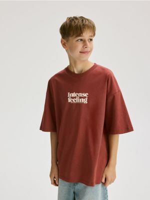 T-shirt chłopięce młodzieżowy Reserved ze sklepu: Reserved w kategorii: T-shirty chłopięce - zdjęcie 74CCA4C-3C1-6972_761HE