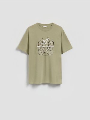Reserved - T-shirt męski na wiosnę ze sklepu: Reserved w kategorii: T-shirty męskie - zdjęcie 74CCA4C-3C1-6972_765JM