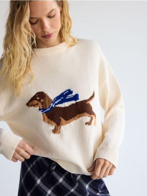 Sweter damski Reserved ze sklepu: Reserved w kategorii: Swetry damskie - zdjęcie 74CCA4C-3C1-6972_775KN