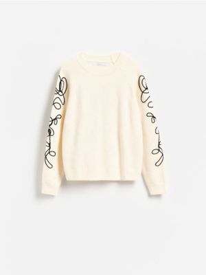 Reserved - Sweter damski zimowy casual ze sklepu: Reserved w kategorii: Swetry damskie - zdjęcie 74CCA4C-3C1-6972_775KZ