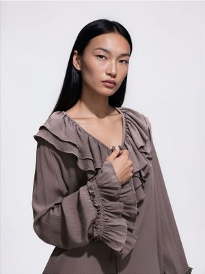 Bluzka damska casual Reserved ze sklepu: Reserved w kategorii: Bluzki damskie - zdjęcie 74CCA4C-3C1-6972_793JY