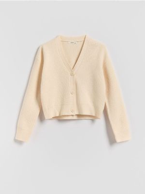 Sweter dziewczęcy na jesień Reserved ze sklepu: Reserved w kategorii: Swetry dziewczęce - zdjęcie 74CCA4C-3C1-6972_797FH
