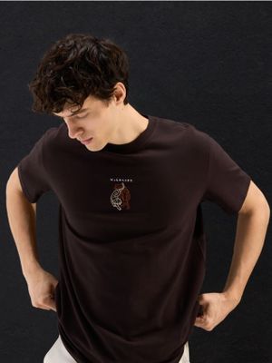 T-shirt męski casualowy Reserved ze sklepu: Reserved w kategorii: T-shirty męskie - zdjęcie 74CCA4C-3C1-6972_797JM