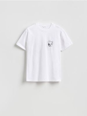 T-shirt męski Reserved ze sklepu: Reserved w kategorii: T-shirty męskie - zdjęcie 74CCA4C-3C1-6972_799JM