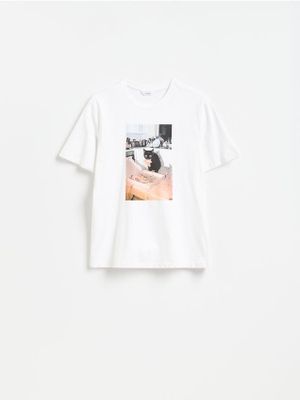 T-shirt męski młodzieżowy Reserved ze sklepu: Reserved w kategorii: T-shirty męskie - zdjęcie 74CCA4C-3C1-6972_803JM