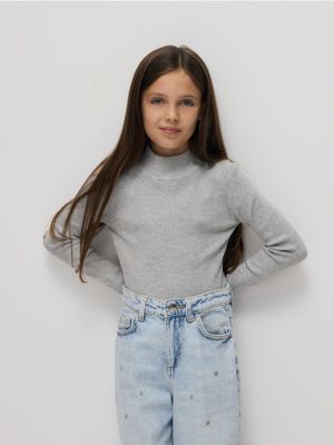 Sweter dziewczęcy jesienny Reserved ze sklepu: Reserved w kategorii: Swetry dziewczęce - zdjęcie 74CCA4C-3C1-6972_804FH