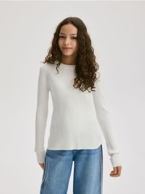 Sweter dziewczęcy na jesień Reserved ze sklepu: Reserved w kategorii: Swetry dziewczęce - zdjęcie 74CCA4C-3C1-6972_805IE