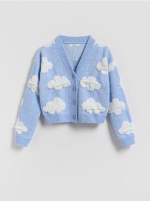 Sweter dziewczęcy jesienny Reserved ze sklepu: Reserved w kategorii: Swetry dziewczęce - zdjęcie 74CCA4C-3C1-6972_809FH