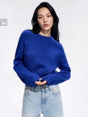 Sweter damski casual Reserved ze sklepu: Reserved w kategorii: Swetry damskie - zdjęcie 74CCA4C-3C1-6972_809KZ