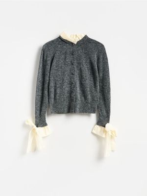 Sweter damski casualowy Reserved ze sklepu: Reserved w kategorii: Swetry damskie - zdjęcie 74CCA4C-3C1-6972_817ML
