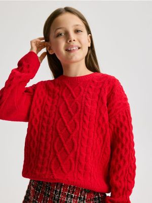 Reserved - Sweter dziewczęcy na jesień ze sklepu: Reserved w kategorii: Swetry dziewczęce