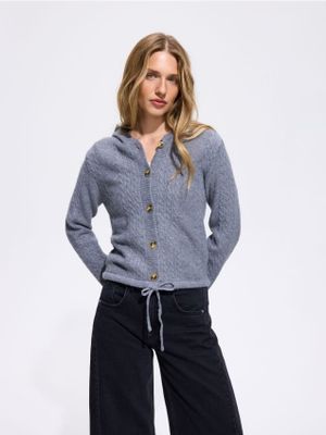 Reserved - Sweter damski casual ze sklepu: Reserved w kategorii: Swetry damskie - zdjęcie 74CCA4C-3C1-6972_827KN