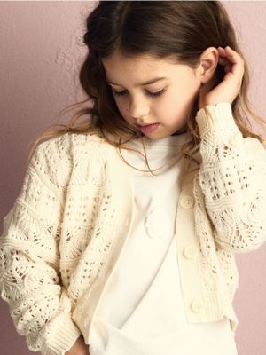 Sweter dziewczęcy jesienny Reserved ze sklepu: Reserved w kategorii: Swetry dziewczęce - zdjęcie 74CCA4C-3C1-6972_828IE