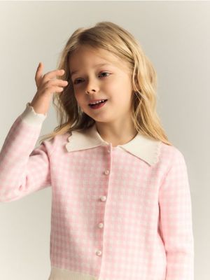 Sweter dziewczęcy jesienny Reserved ze sklepu: Reserved w kategorii: Swetry dziewczęce - zdjęcie 74CCA4C-3C1-6972_833IE